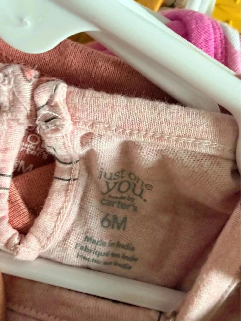 Carter’s Just One You Pink Dinosaur Romper 6M VGUC